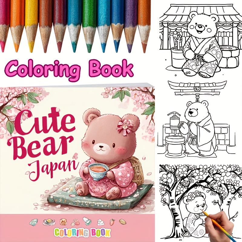 Adult Coloring Book Stress Relief - Libro da colorare da 28 pagine