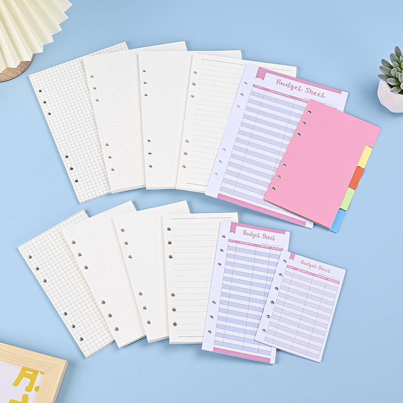 A5 Spiral Dotted Grid Notebook - Ricarica per notebook a fogli mobili