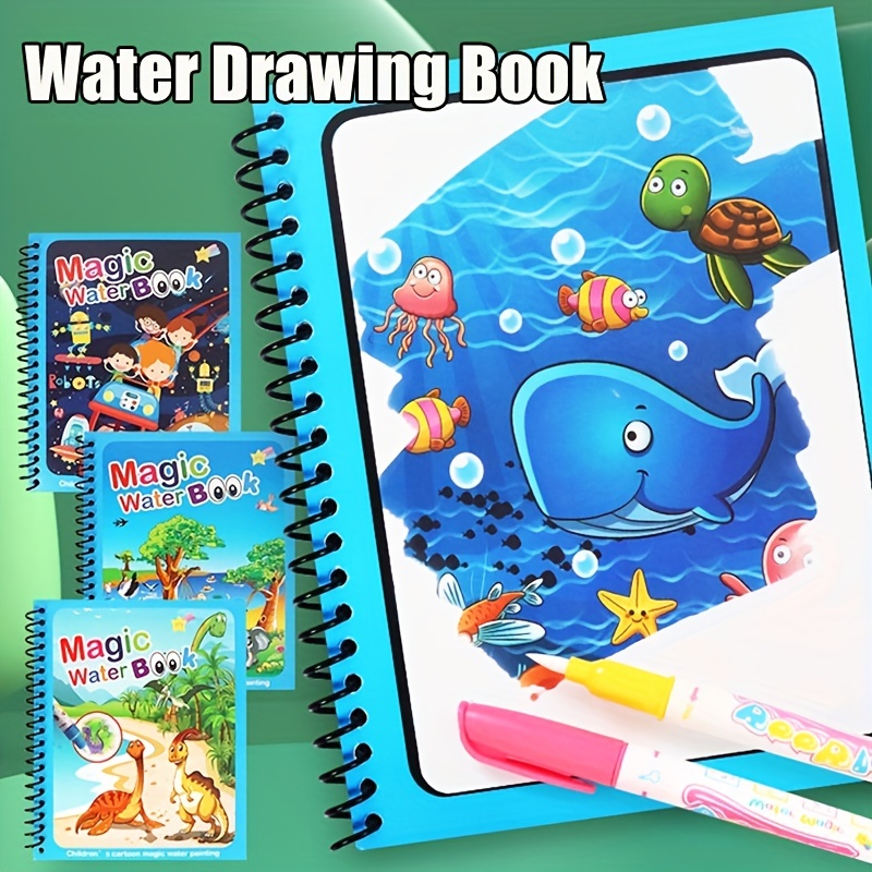 Reusable Water Magic Coloring Book - Libro magico Disegno ad acqua Giocattoli