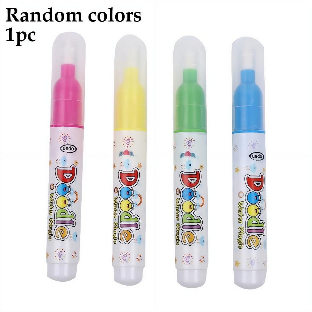 Reusable Water Magic Coloring Book - 1/4 pezzi di penna magica riutilizzabile