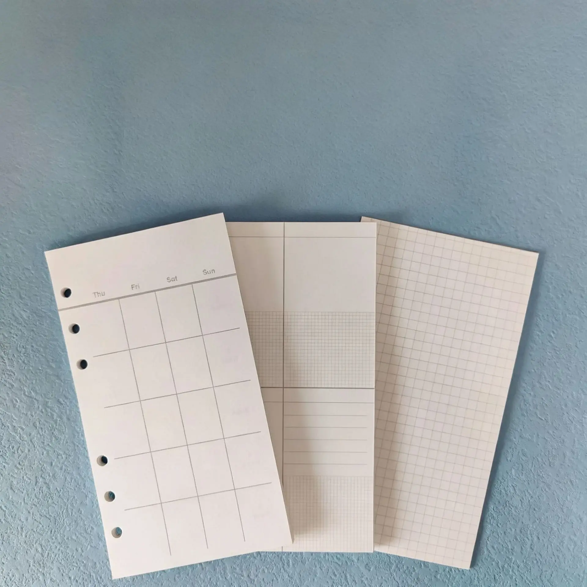 A5 Spiral Dotted Grid Notebook - Ricambio Fogli Sciolti A5 A6 A7