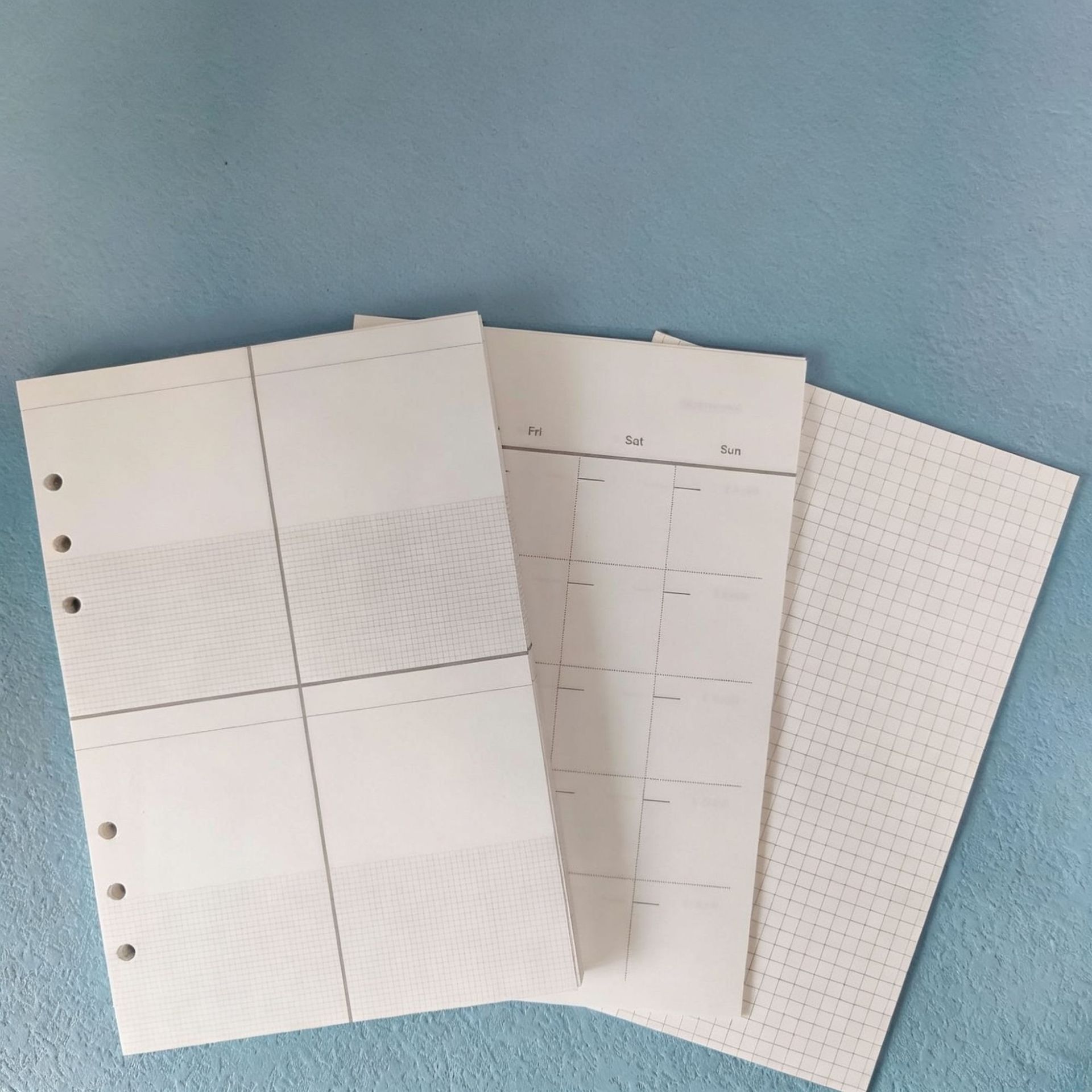 A5 Spiral Dotted Grid Notebook - Ricambio Fogli Sciolti A5 A6 A7