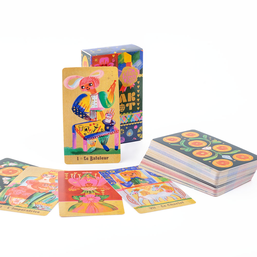 Tarot Deck With Guidebook - Tarocchi Pipspeak 10,3 * 6 cm