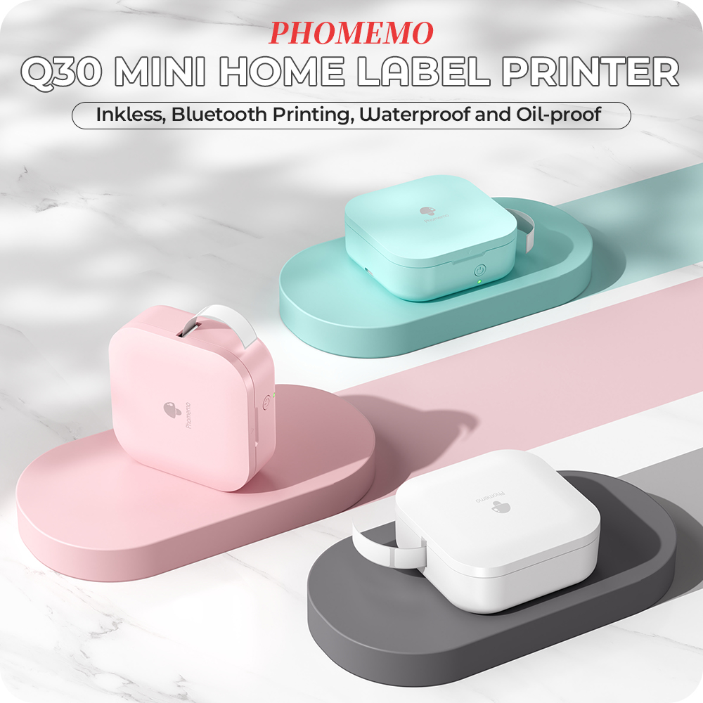 Mini Pocket Thermal Printer Paper Roll - 【Nuovo】 Mini stampante per etichette Homemo