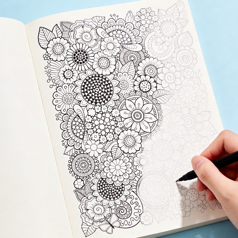 Adult Coloring Book Stress Relief - Libro Antistress per Adulti con Graffiti