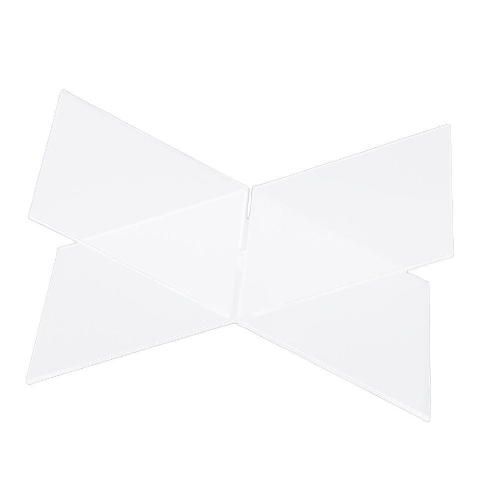 Clear Acrylic Book Stand Holder - 1 set di supporti per libri