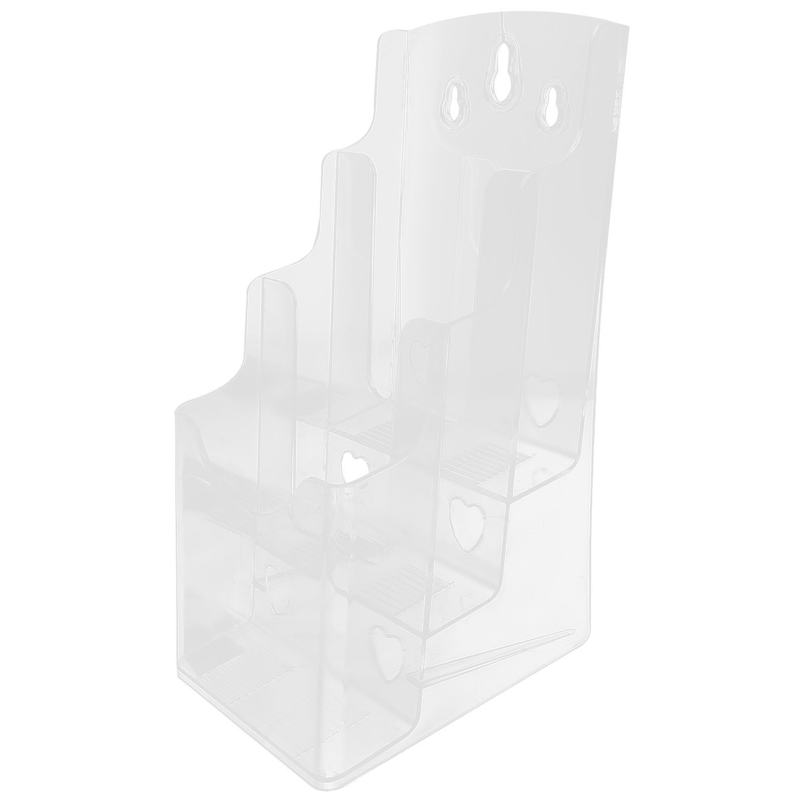 Clear Acrylic Book Stand Holder - Supporto per Documenti Inclinato in Acrilico