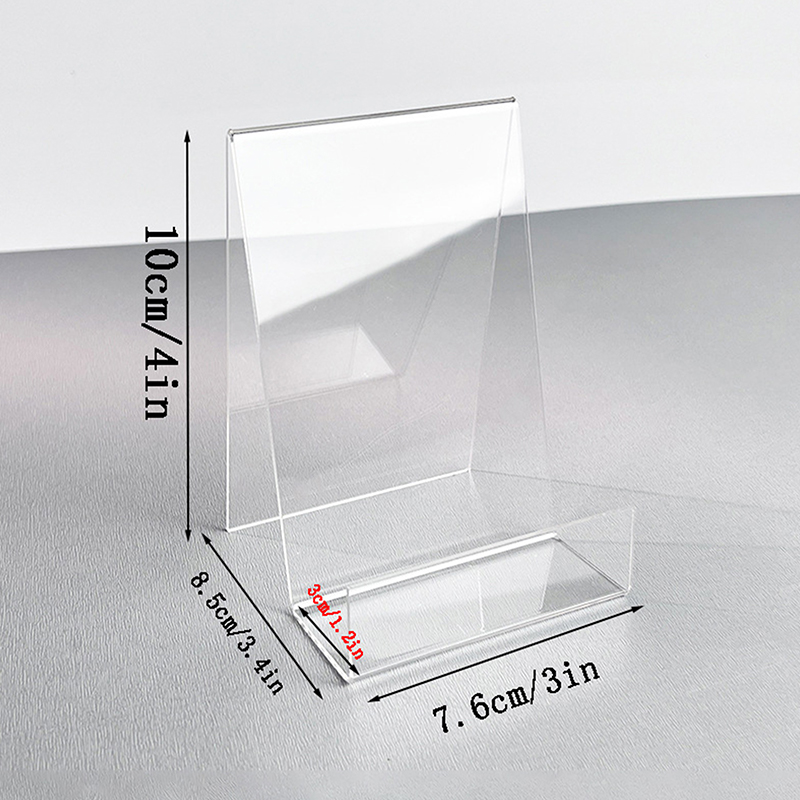 Clear Acrylic Book Stand Holder - Espositore per Libri in Acrilico, Cornice