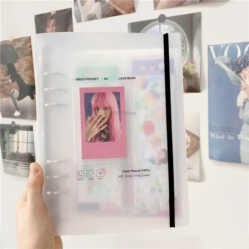 Kpop Photo Card Binder 3 Inch - Album portafoto A5 per fotografie Portafoto