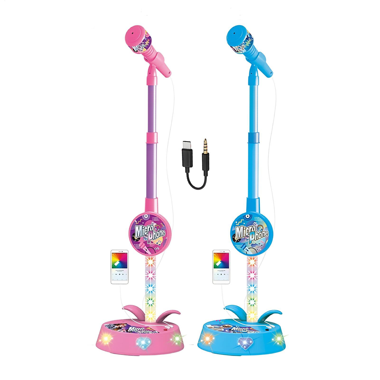 Music - Microfono per Bambini con Supporto, Wireless,