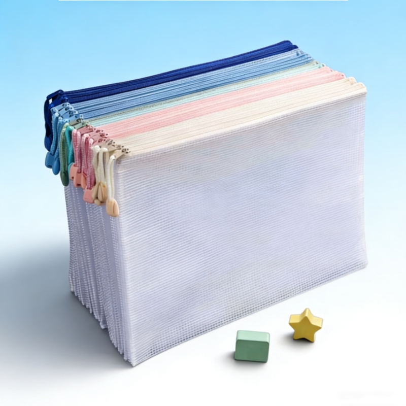 Stationery Books - Borsa in rete trasparente impermeabile A4