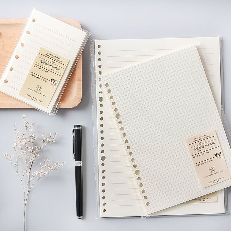 A5 Spiral Dotted Grid Notebook - Ricarica per notebook a fogli mobili