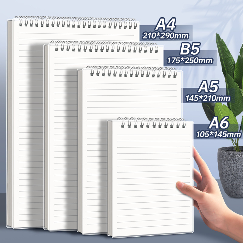 A5 Spiral Dotted Grid Notebook - A4 A5 B5 Libro a spirale