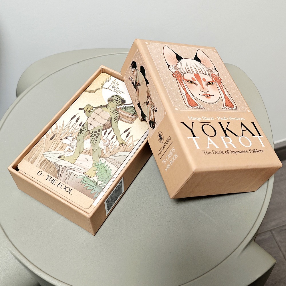 Tarot Deck With Guidebook - Carte dei Tarocchi Yokai 78 Pezzi,