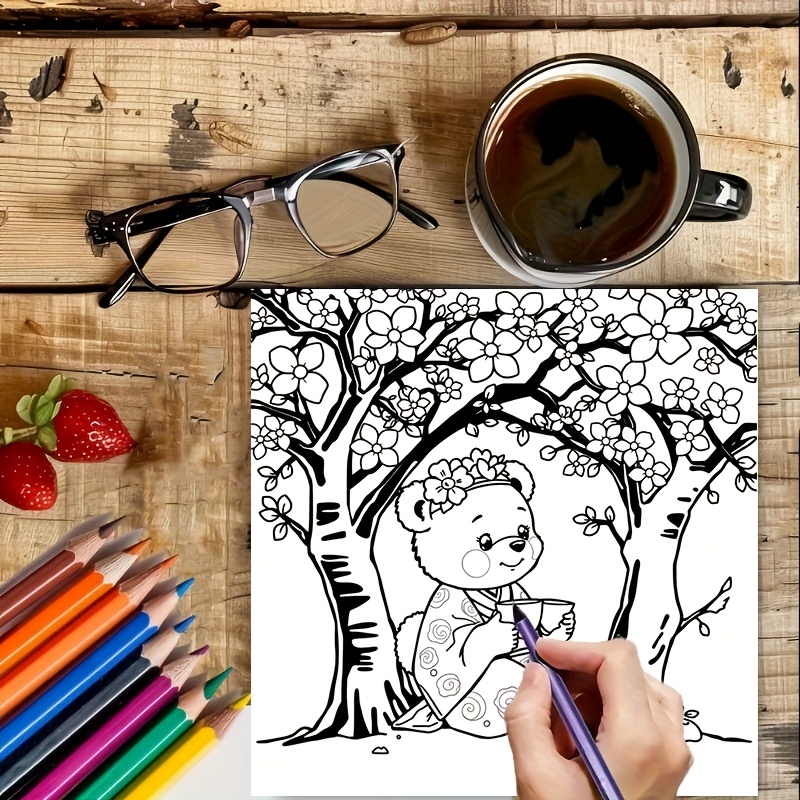 Libro da colorare da 28 pagine - Adult Coloring Book Stress Relief recensione e prezzo