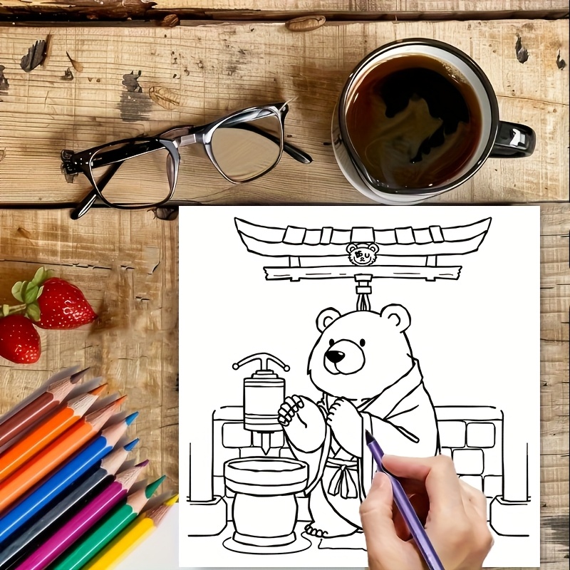 Libro da colorare da 28 pagine - Adult Coloring Book Stress Relief recensione e prezzo
