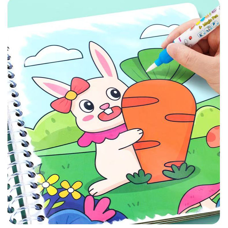 Libro da disegno ad acqua magi - Reusable Water Magic Coloring Book recensione e prezzo