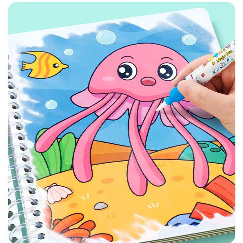 Libro da disegno ad acqua magi - Reusable Water Magic Coloring Book recensione e prezzo