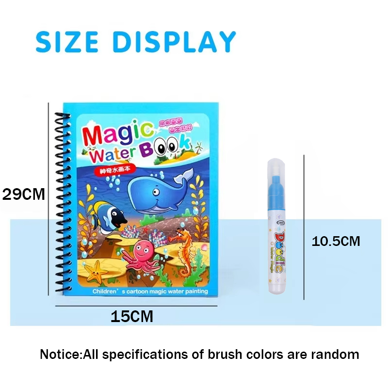 Libro Magico da Colorare con A - Reusable Water Magic Coloring Book recensione e prezzo