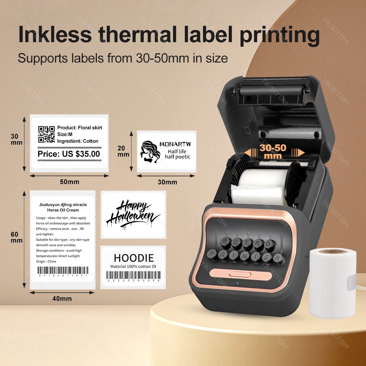 Mini stampante per etichette d - Mini Pocket Thermal Printer Paper Roll recensione e prezzo