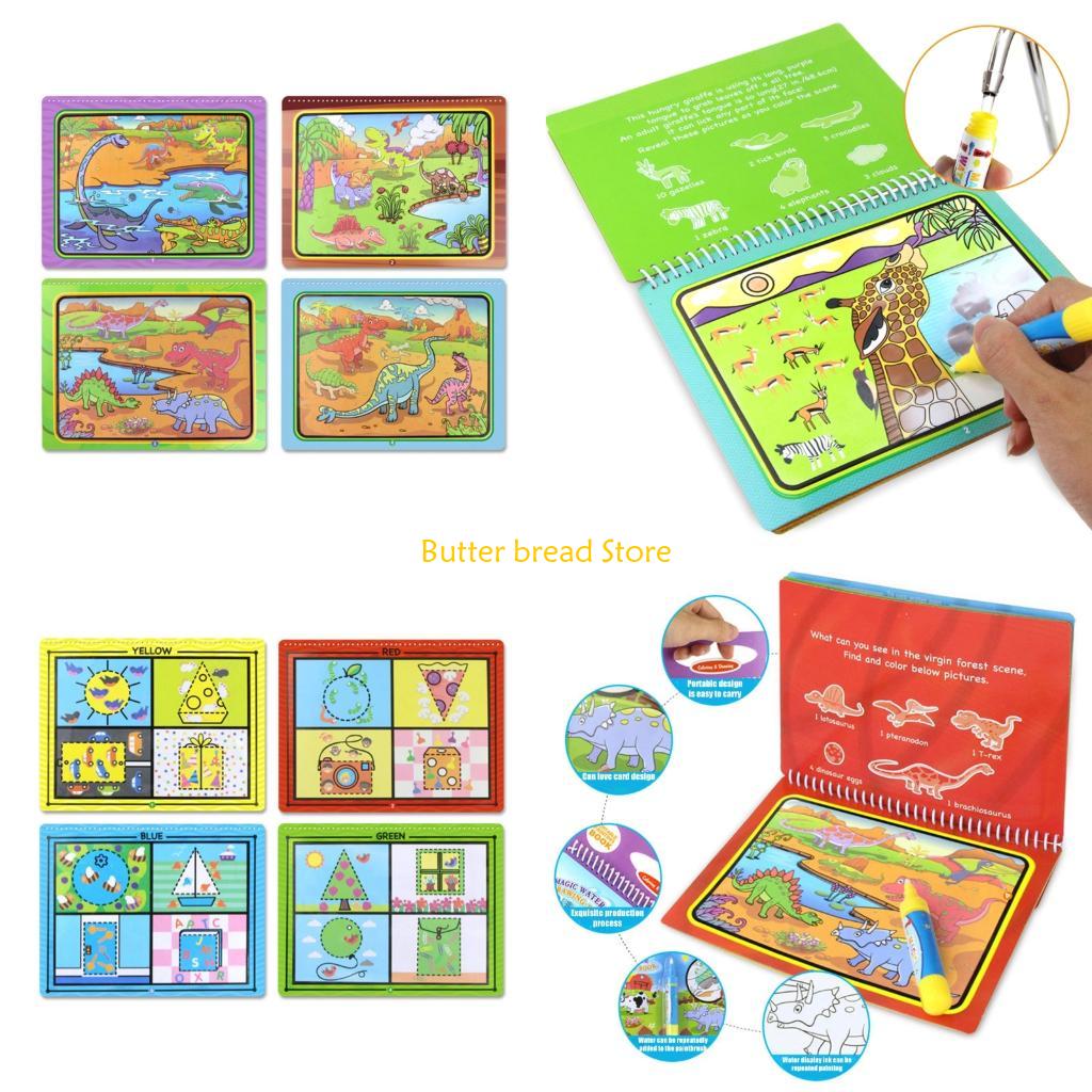 W89C Libro da disegno riutiliz - Reusable Water Magic Coloring Book recensione e prezzo