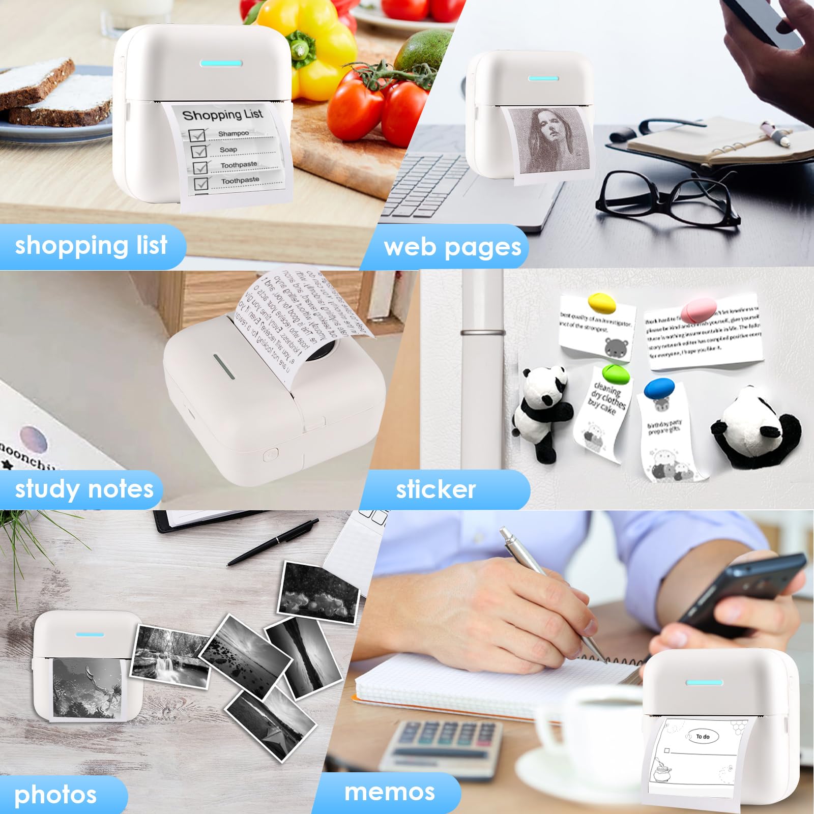 10 rotoli di carta termica per - Mini Pocket Thermal Printer Paper Roll recensione e prezzo