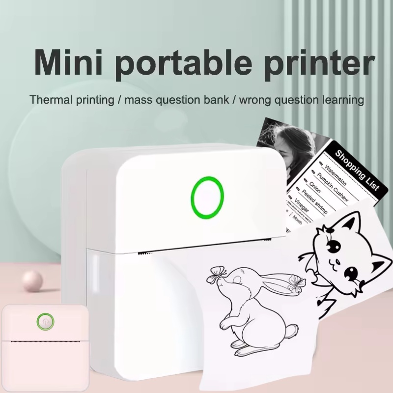 Mini Stampante Portatile Senza - Mini Pocket Thermal Printer Paper Roll recensione e prezzo