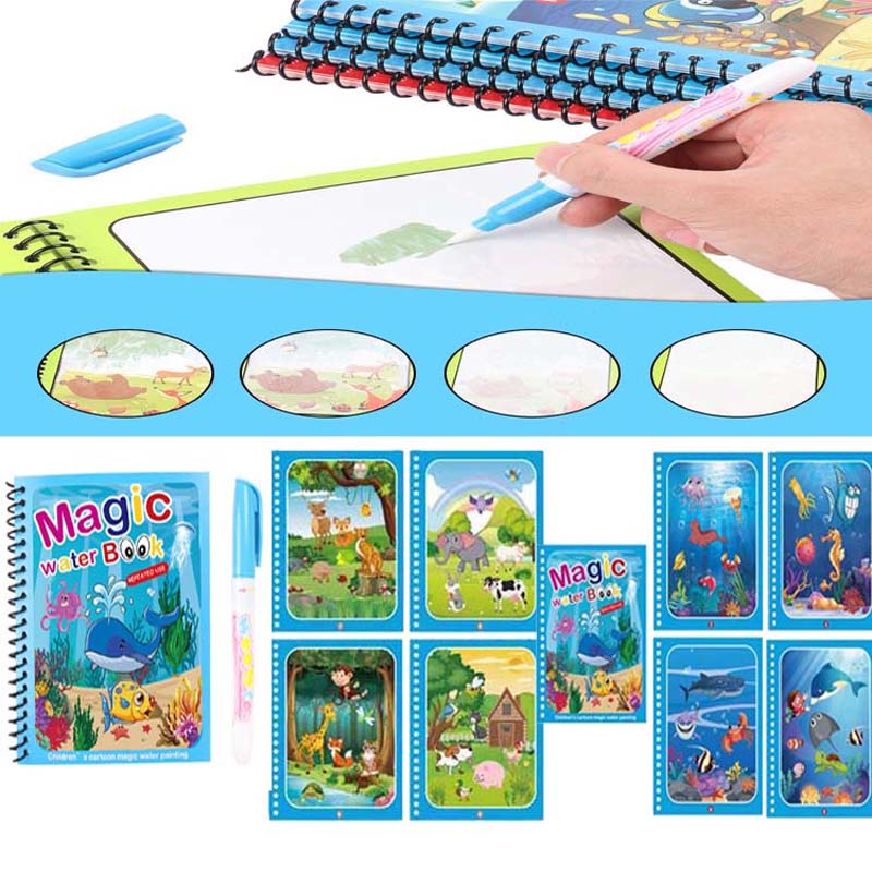 Vendita calda riutilizzabile m - Reusable Water Magic Coloring Book recensione e prezzo