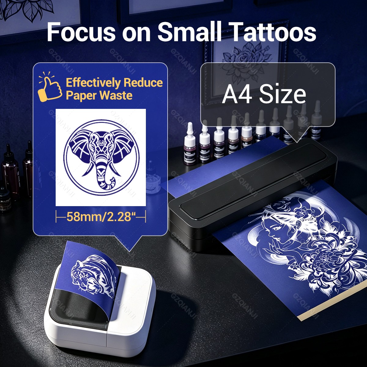 Stampante Portatile per Tatuag - Mini Pocket Thermal Printer Paper Roll recensione e prezzo
