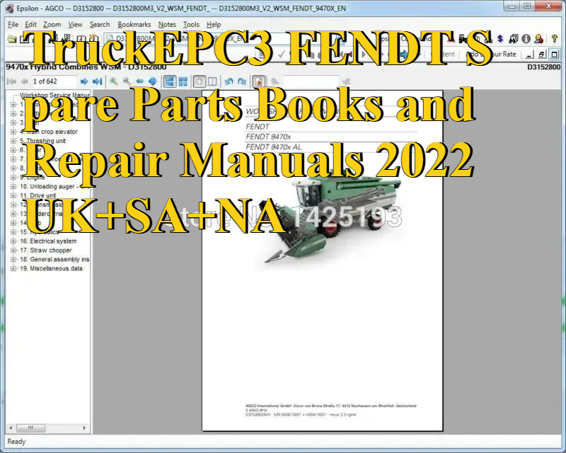TruckEPC3 FENDT Pezzi di ricam - Books recensione e prezzo