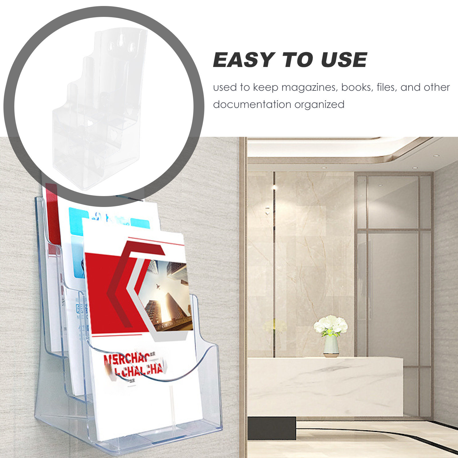 Supporto per Documenti Inclina - Clear Acrylic Book Stand Holder recensione e prezzo