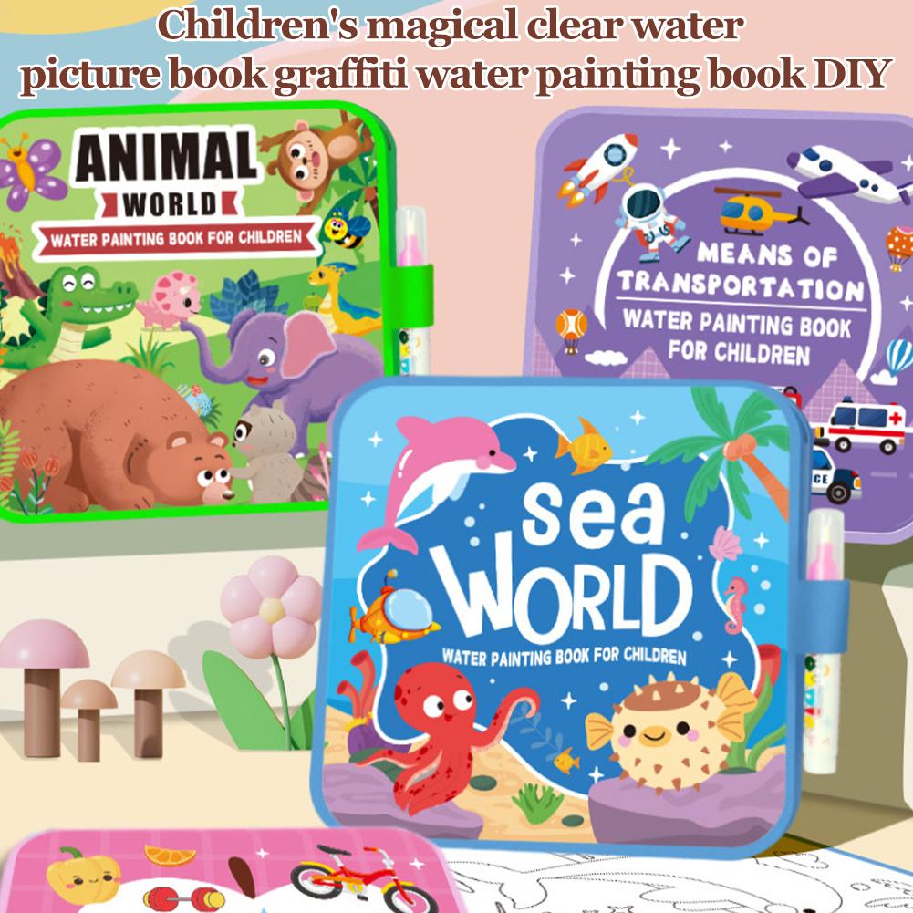 Libro pieghevole per pittura a - Reusable Water Magic Coloring Book recensione e prezzo