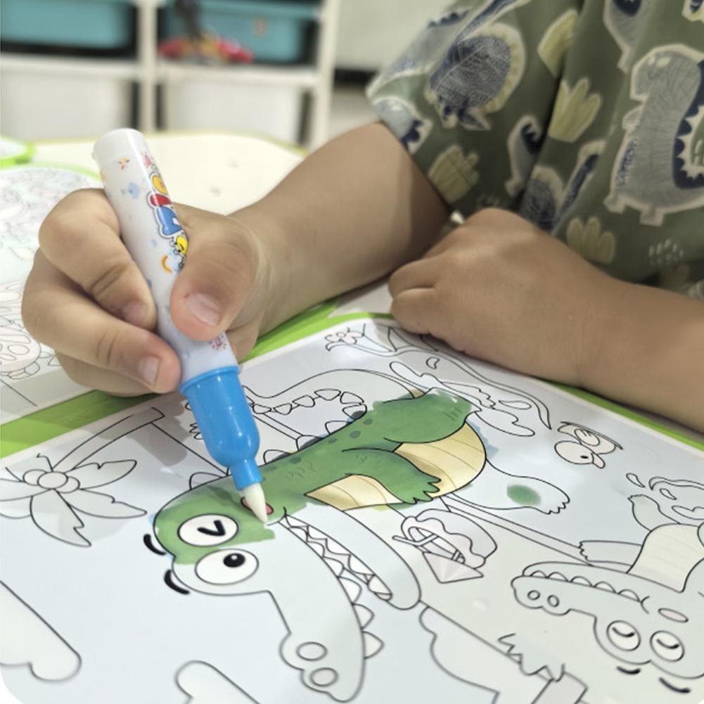 Libro pieghevole per pittura a - Reusable Water Magic Coloring Book recensione e prezzo