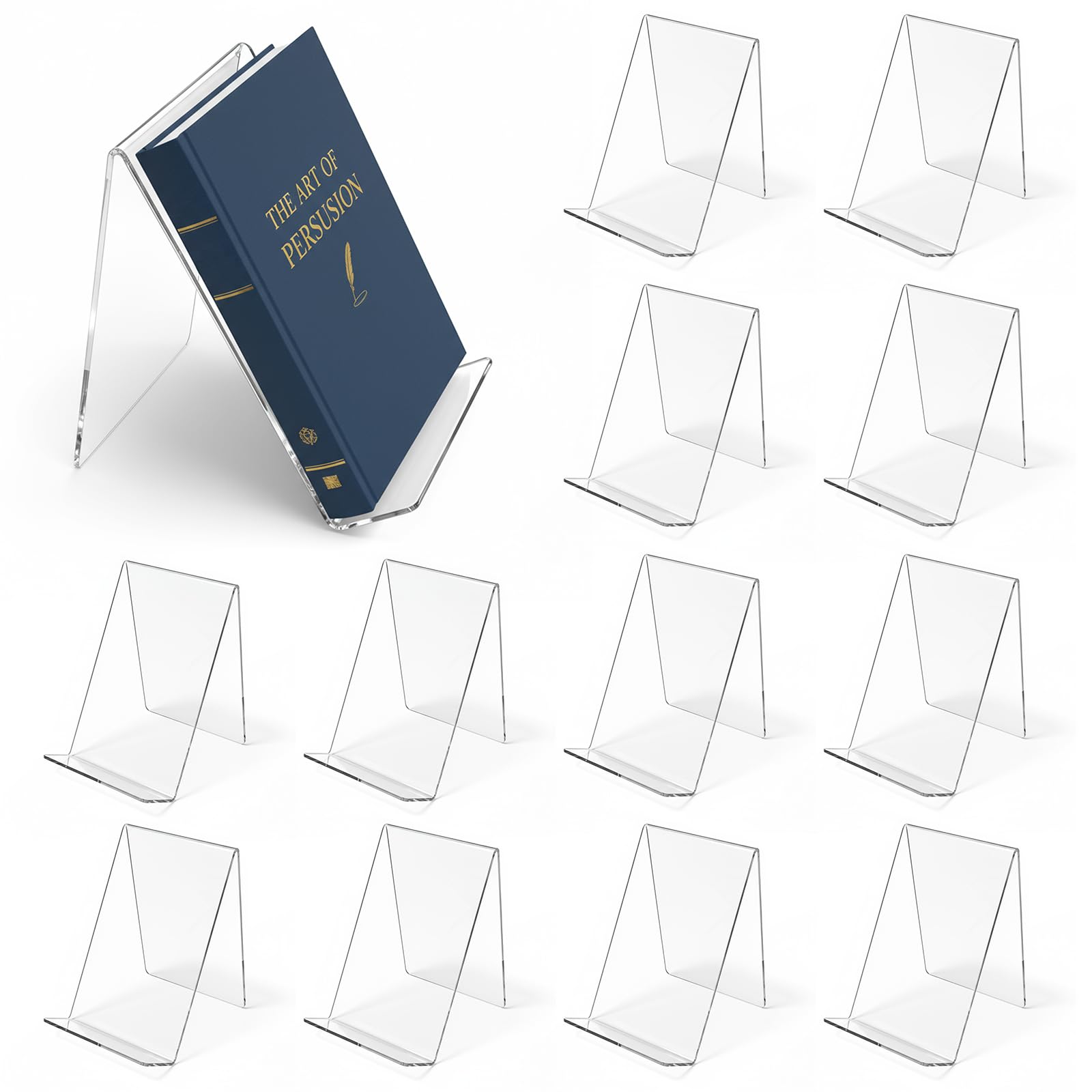 Confezione da 12 supporti per  - Clear Acrylic Book Stand Holder recensione e prezzo