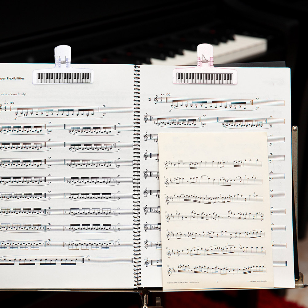 6 Clip per Leggio Musicale in  - Clear Acrylic Book Stand Holder recensione e prezzo