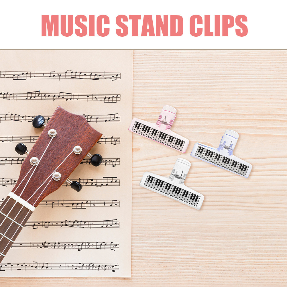 6 Clip per Leggio Musicale in  - Clear Acrylic Book Stand Holder recensione e prezzo