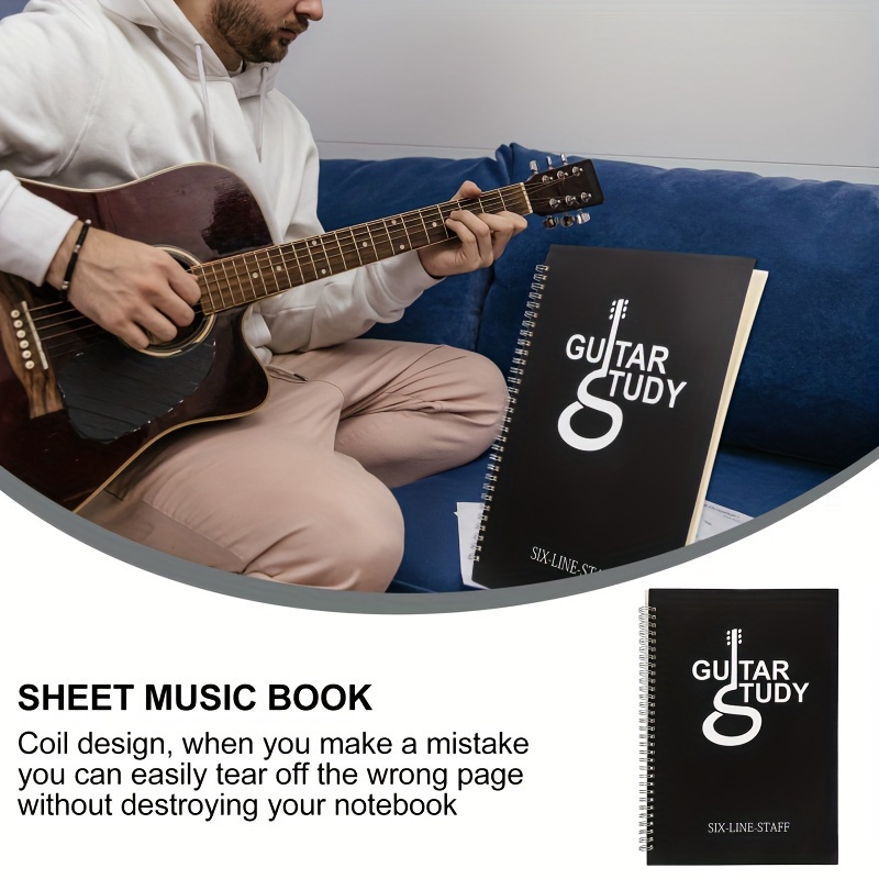 Taccuino da tavolo per chitarr - Blank Sheet Music Notebook recensione e prezzo