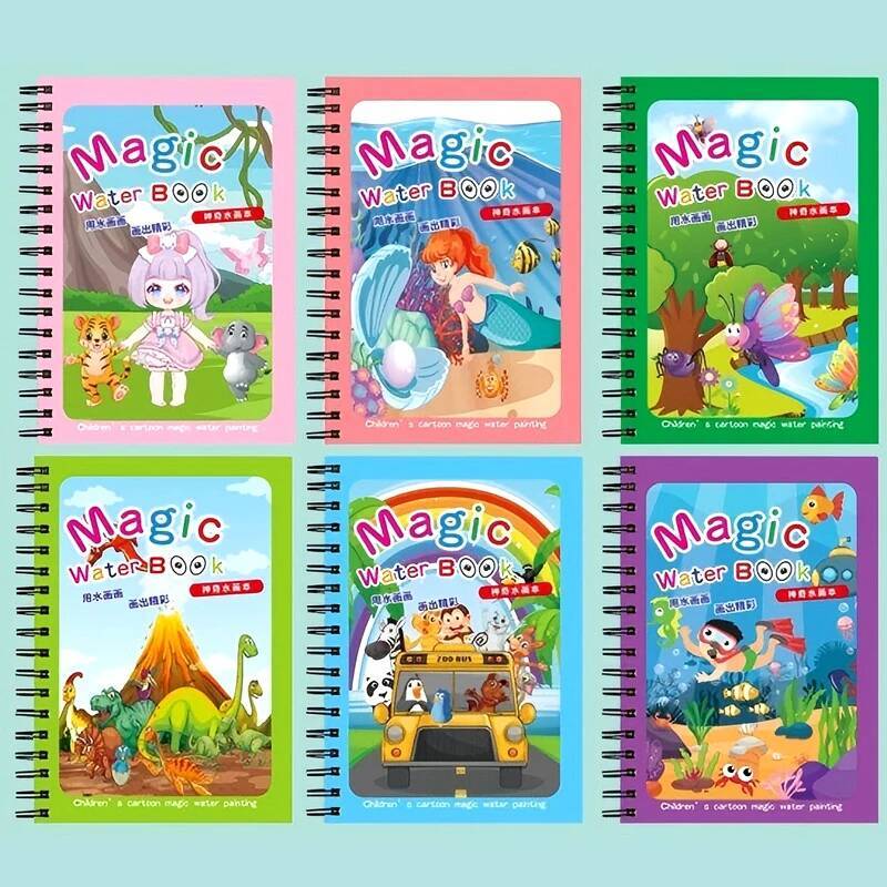 Libro Magico da Colorare con A - Reusable Water Magic Coloring Book recensione e prezzo