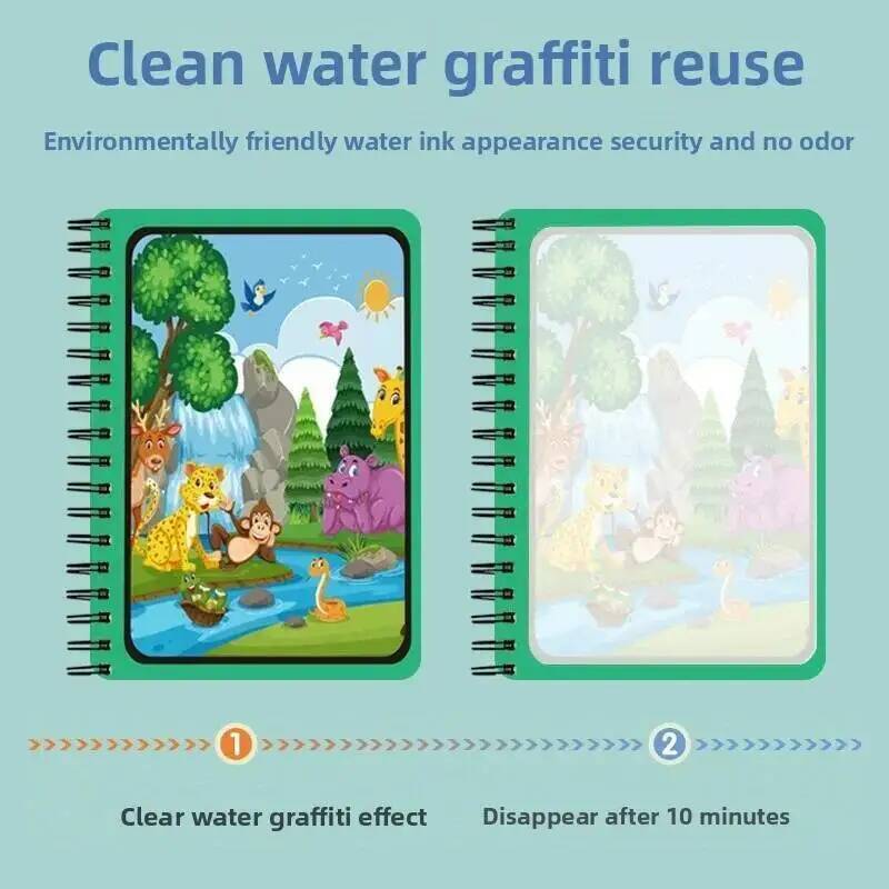 Libro Magico da Colorare con A - Reusable Water Magic Coloring Book recensione e prezzo