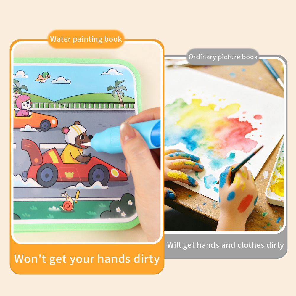 Libro Magico da Colorare con A - Reusable Water Magic Coloring Book recensione e prezzo