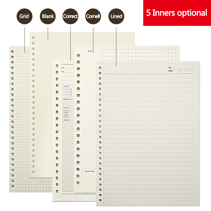 Ricarica per notebook a fogli  - A5 Spiral Dotted Grid Notebook recensione e prezzo