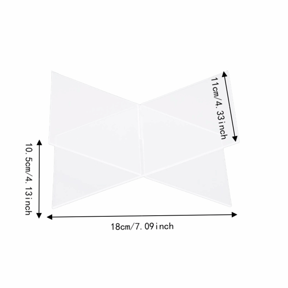 1 set di supporti per libri in - Clear Acrylic Book Stand Holder recensione e prezzo