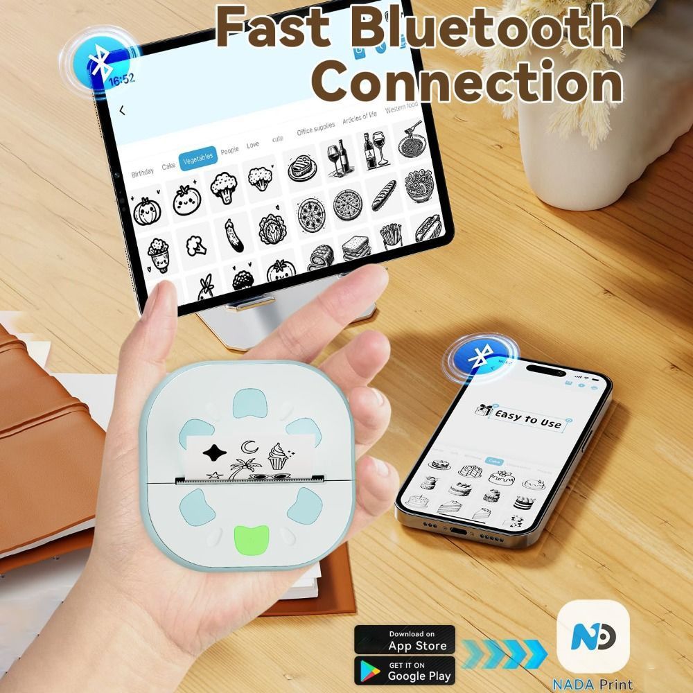 Mini stampante per adesivi Sta - Mini Pocket Thermal Printer Paper Roll recensione e prezzo