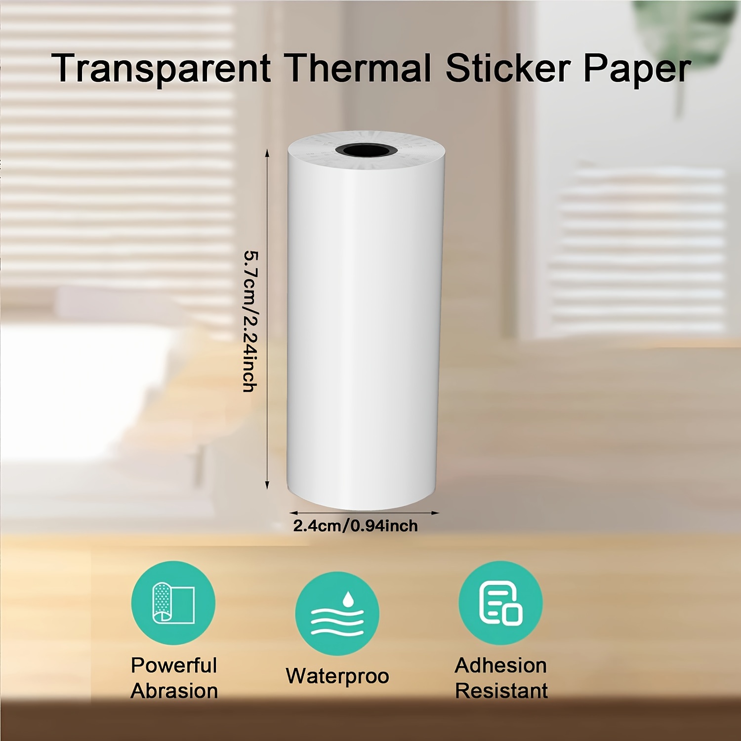 2/4/8 rotoli di carta termica  - Mini Pocket Thermal Printer Paper Roll recensione e prezzo